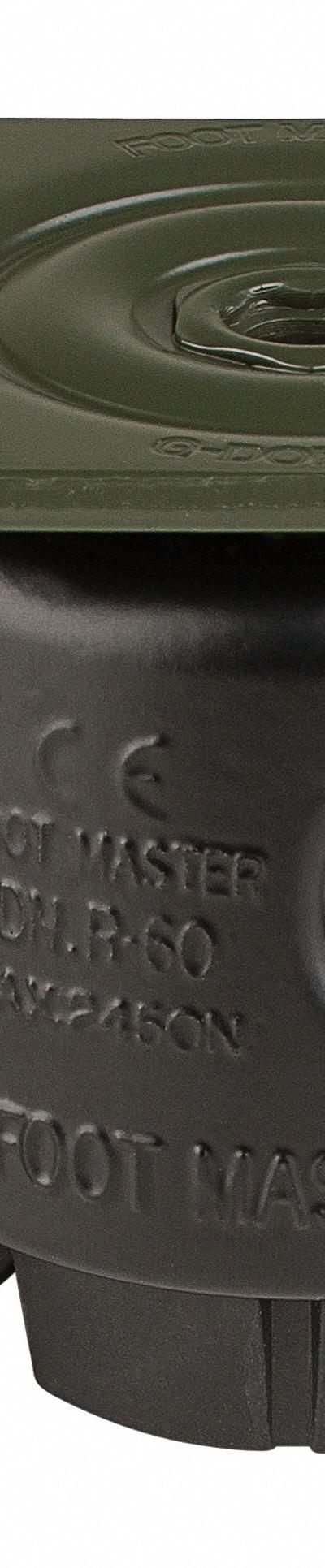 FOOT MASTER Plate Caster: Nylon Tread - General Purpose Leveling Plate Casters