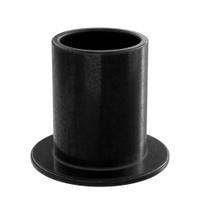 OILITE Flanged Sleeve Bearing: Vespel SP-21, 5/16 in Bore, 3/8 in OD, 1/2 in Overall Lg, Black (MPN VSPF-0506-04B). Key specifications — Brand: OILITE; Color: Black.