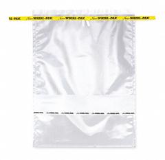 WHIRL-PAK Sampling Bag: Write-On, Sterile, 92 fl oz Capacity - oz, 2.72 L Capacity - mL, 4 mil Thick (MPN B01445). Key specifications — Brand: WHIRL-PAK; Color: Clear; Product Type: Sampling Bag; Standards: FDA Approved Material; Style: Write-On.