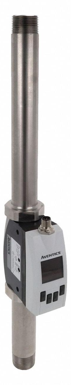 NUMATICS Flow Sensor: 1 in NPT Inlet Size, 1 in NPT Outlet Size, Colored and Rotatable OLED Display (MPN 8653AV006JA0000). Key specifications — attr937687: 5 Pin M12 Connector; attr937679: Colored and Rotatable OLED Display; attr937698: DN25.