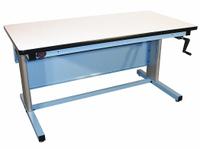 PRO-LINE Workbench: Adj Ht, Laminate, 72 in x 30 in, 330 lb Overall Load Capacity, Blue (MPN EL7230P-L14). Key specifications — Brand: PRO-LINE.