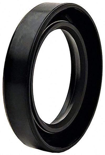 DDS Rotary Shaft Seal: 2 Lip w/Spring, TCN, Nitrile, 185 mm ID, 205 mm OD - Dual-Lip Oil Seals with Rubber-Enclosed Cases for Rough Bores