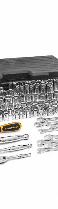 GEARWRENCH Mechanics Tool Set: 110 Total Pcs, Mechanics Hand Tools, Metric/SAE, Tool Case (MPN 89058). Key specifications — attr538253: GEARWRENCH; attr548973: None; attr548974: None; attr548975: None; attr548983: (8) Combination Wrenches.