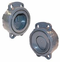 HAYWARD Wafer Check Valve: Swing, Inline Valve Body, 3 in Pipe Size, Wafer, PVC, For Water Media (MPN WCV1300V). Key specifications — Brand: HAYWARD.