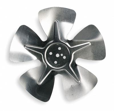 Dayton Propeller: Clockwise Facing Discharge, 8 in Propeller Dia. (In.), 6 Blades - HVAC and Refrigeration