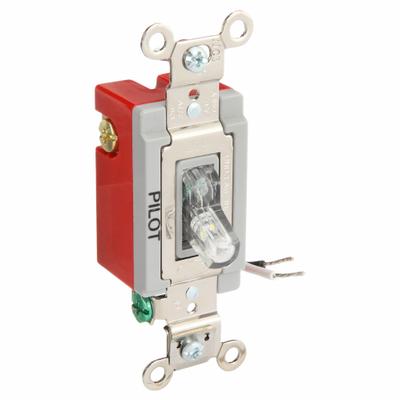 BRYANT Wall Switch: Toggle Switch, 3-Way, Maintained, Clear, 120V AC - Toggle Wall Switches
