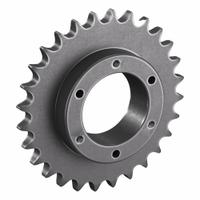 TSUBAKI Sprocket: For 60 Chain, 28 Teeth, 6.699 in Pitch Dia, 7.11 in Outside Dia, Steel (MPN 60SK28). Key specifications — Brand: TSUBAKI; Required Bushing Series: SK.