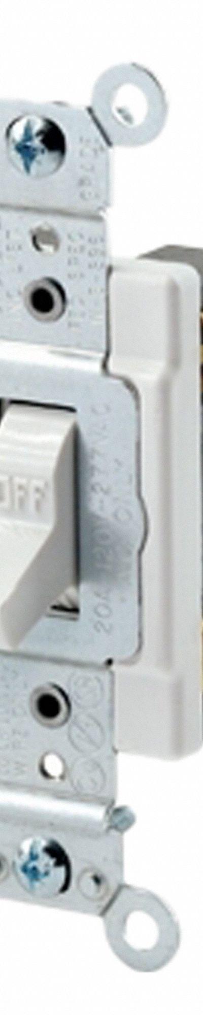 LEVITON Wall Switch: Toggle Switch - Toggle Wall Switches