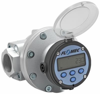 FLOMEC Electronic Flowmeter: Oval Gear Flow Meter, Fuel Oils/Fuels/Grease/Lubricants/Oils - Oval Gear Totalizers