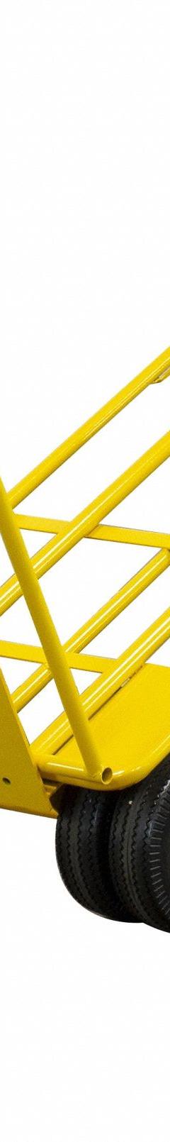 SNAP-LOC Cart: 1,000 lb, Single-Loop Handle, Yellow, Steel, Flat-Free, 10 in Wheel, Flat-Free Rubber (MPN SLV1000HC6Y-G). Key specifications — Brand: SNAP-LOC; Color: Yellow.
