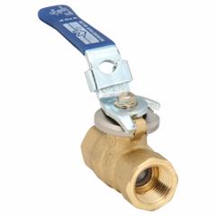 MILWAUKEE VALVE Manual Two-Way Ball Valve: 3/8 in, Brass, Straight, FNPT x FNPT, Full Port Ball Port (MPN 3/8" BA-475BLL). Key specifications — Brand: MILWAUKEE VALVE; Handle: Locking Lever.