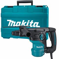 MAKITA Rotary Hammer: SDS-Plus Chuck, L-Shape, 1 3/16 in Concrete Capacity, 2.9 ft-lb (MPN HR3001CK). Key specifications — attr68352: Hammer & Rotate; attr68318: 0 to 4,500 bpm; attr113044: (1) Bare Tool; attr68378: 120V AC; attr68313: MAKITA.