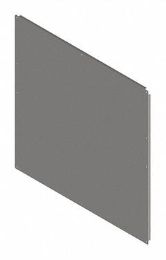 HOFFMAN Interior Panel: Back Panel Panel, 57 in Overall Ht, 45 in Overall Wd, Steel, Powder Coated (MPN A60P48). Key specifications — Panel Style: Back Panel; Brand: HOFFMAN; Finish: Powder Coated; Manufacturer Part Number: A60P48; Material: Steel.