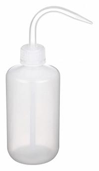 APPROVED VENDOR Wash Bottle: 250 mL, No Imprinting, Colorless, Narrow, Std Spout Spout, White (MPN 6FAV4). Key specifications — Closure Color: Colorless; Vented/Nonvented: Nonvented; Body Color: White; Brand: APPROVED VENDOR; Imprinting Group: No Imprinting or Write On.