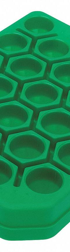 Tube Rack: 7 1/2 in Overall Wd, 9 1/8 in Overall Lg, Polypropylene, Green, (30) Tubes, Benchtop (MPN 229429). Key specifications — Material: Polypropylene; Mounting Location: Benchtop; Color: Green; Product Type: Test Tube Rack; Total Holding Capacity: (30) Tubes; Brand: CELLTREAT.