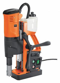 SLUGGER BY FEIN Drill Press: 450 RPM – 590 RPM, Electric Magnet, 10 1/4 in Drill Travel, 120V AC (MPN JME HOLEMAKER III). Key specifications — attr1253941: Weldon; attr1253957: Electric; attr1253912: SLUGGER BY FEIN.