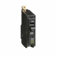 SQUARE D Miniature Circuit Breaker: 25 A, 120/240V AC, Single Phase, 10kA at 120/240V AC, 1 Poles (MPN QOB125). Key specifications — Phase: Single; Amps: 25 A; AC Voltage Rating: 120/240V AC; Max. AIR Rating: 10kA at 120/240V AC; For Use With: Square D NQOD Panelboards; Brand: SQUARE D.