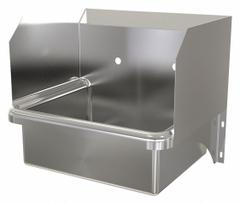 SANI-LAV Hand Sink: 1 Stations, 7 in Bowl Dp, 17 in Bowl Lg, 14 in Bowl Wd, Faucet Not Included (MPN 7078). Key specifications — Includes Side Splash: Side Splash Included; Series: Stainless Steel Hand Wash Sink; Brand: SANI-LAV.