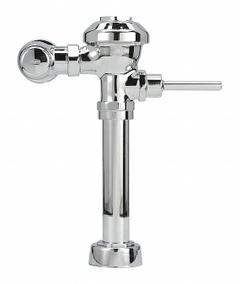ZURN Manual Flush Valve: Aquaflush® Z6000, Exposed, Top, 1.28 gpf Gallons per Flush, 1 in Inlet Size (MPN Z6000-HET-YB-YC). Key specifications — Spud Location: Top.