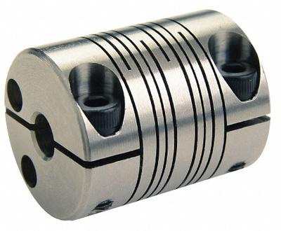 RULAND MANUFACTURING Motion Control Coupling: 3° Angular Misalignment, 6 mm Bore Dia 1, Set Screw - High-Precision Set Screw Beam Shaft Couplings