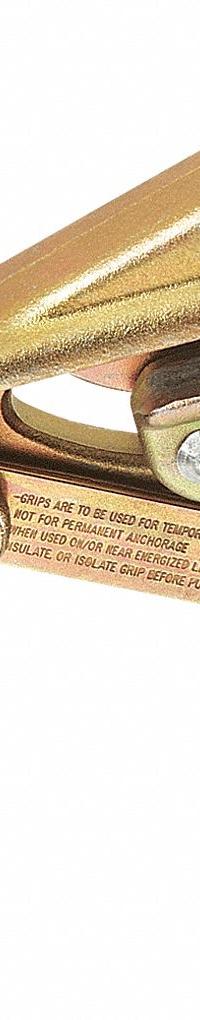 KLEIN TOOLS Cable Pulling Jaw Grip: Chicago, For Aircraft/EHS/Guy Strand/Messenger, 0.12 in Min Dia (MPN 1613-40). Key specifications — attr531787: 1613-40; attr534180: Guy Strand; attr531790: KLEIN TOOLS.