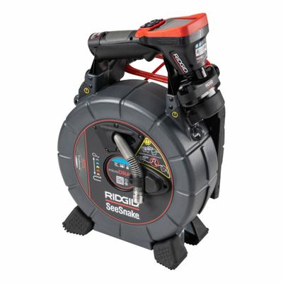 RIDGID Drain Inspection Camera System: SeeSnake microDRAIN, 65 ft Lg., 3 in Max. Pipe Dia. - Ridgid Pipe Inspection Camera Reels