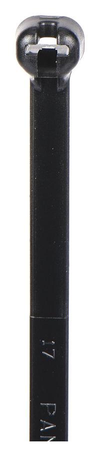 PANDUIT Cable Tie: 14 1/2 in Nominal Lg, 4 in Nominal Max. Bundle Dia., 0.14 in Wd, Black, 100 PK (MPN BT4I-C0). Key specifications — Outdoor Use: Yes; Color: Black; Brand: PANDUIT.
