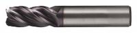 CLEVELAND Square End Mill: Carbide, TiAlN Coated, 4 Flute, 3/16" Mill Dia, 7/16" LOC, 2" OAL (MPN C80009)