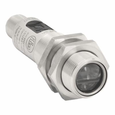IFM Photoelectric Sensor: M18 Threaded, Built-in Connector, 4 - Pin M12, 10-36V DC - Cylindrical Sensors with Built-in Connectors