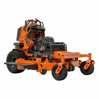 ARIENS Zero-Turn Mower: Stand-On, Yard up to 5 acre, Rear-Wheel Drive, Side Discharge, 725.9 cc (MPN 994168). Key specifications — Brand: ARIENS; Engine Cycle: 4-Cycle; Deck Material: Steel.