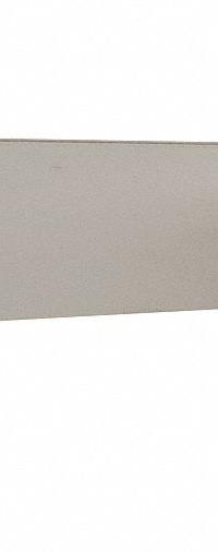 ECONOCO Round Tubing Bracket: Single, 1 in Slot Spacing, 1/2 in Slot Lg, 1/8 in x 12 in x 3 in (MPN A212). Key specifications — Product Type: Round Tubing Bracket; Color: Silver; For Display Type: Single Slotted Standards; Material: Steel; Duty Rating: Heavy Duty; Brand: ECONOCO; Finish: Chrome; Includes: Hangrail.