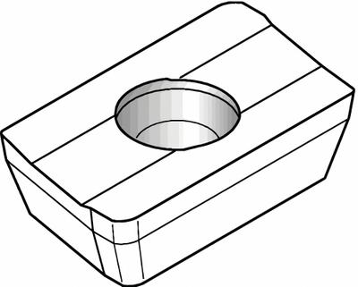WIDIA Parallelogram Milling Insert: XPHT333, XPHT160412 (MPN 2964165) - Parallelogram Indexable Milling Inserts