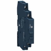 SCHNEIDER Solid State Relay: DIN-Rail Mounted, 6 A Max Output Current, MOSFET, DC Output (MPN SSM1D26BD). Key specifications — Brand: SCHNEIDER; Current Type: DC; Electrical Connection: Screw Clamp; Finger Safe: Yes; Input Current: 8 to 11 mA; Maximum Output Current without Heat Sink: 6 A; Mounting Style: DIN Rail; Output Voltage: 1 to 60V DC.