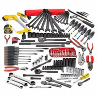 PROTO Railroad Tool Set: 141 Total Pcs, SAE, 1/4 in/3/8 in/1/2 in Socket Drive Size (MPN JTS-0141RR). Key specifications — attr549030: (2) Adjustable Wrenches; attr549028: (2) Phillips Screwdrivers; attr549027: (2) Specialty Pliers; attr549029: (9) Accessories; attr549031: (1) Pry Bar; attr539030: PROTO.