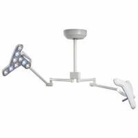 WALDMANN Exam Light: LED, 2 x 100,000 lux @ 1.0 m, Ceiling, 3700K/4300K/4700K, 95 CRI, 80 W Watt (MPN D16206000). Key specifications — attr1257711: 100 to 240V AC; attr1257689: 2 x 100,000 lux @ 1.0 m; attr1257759: D16206000; attr1257760: WALDMANN; attr1257674: 3700K.