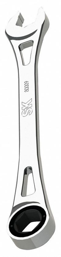 SK PROFESSIONAL TOOLS Combination Wrench: Alloy Steel, Chrome, 16 mm Head Size, 9 3/8 in Overall Lg (MPN 80009). Key specifications — attr309600: 16 mm; attr309611: Chrome; attr309610: Alloy Steel; attr309604: No; attr309612: No; attr309613: No; attr309615: No; attr324932: SK PROFESSIONAL TOOLS.