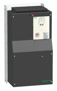 SCHNEIDER Variable Frequency Drive: In Phase Three, 200-240V AC, Out Phase Three, 40 hp, IP20, Black (MPN ATV212HD30M3X). Key specifications — attr1380847: Heat Sink; attr1380892: Black; attr1412282: Three; attr1380866: Black/Blue/Gray.