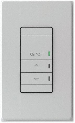 ACUITY BRANDS Wall Switch: 3 Buttons, nLight, Low Volt, Low Volt, Hard Wired - Companion Switches with Wireless Control