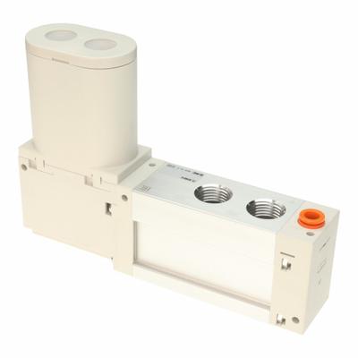 SMC Vacuum Generator: 600 lpm, 5/16 in NPT Female, 1/2 in NPT Female - SMC ZL Series Multistage Vacuum Generators