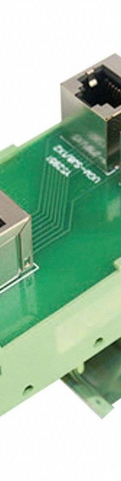 UPUN Module: RJ45 Female, RJ45 Female, 8 Pins, 1 A Max Current (MPN ASI470999). Key specifications — RJ45 Connector Type: DIN Rail Module.
