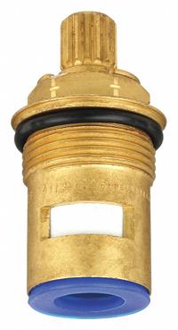 GERBER Cartridge: For Gerber Hardwater Faucets Series, Use with Cold Water, Brass, Nonplated (MPN G0086986). Key specifications — Compatible Series: Gerber Hardwater Faucets; For Water Temperature: Cold; Compatible Brand: Gerber; Product Type: Cartridge; Material: Brass.