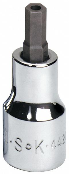 SK PROFESSIONAL TOOLS Socket Bit: 3/8 in Drive Size, Security Hex Tip, 7/32 in Tip Size, SAE (MPN 44214). Key specifications — attr1214209: Replaceable Insert; attr1214211: SK PROFESSIONAL TOOLS.