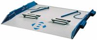 BLUFF Dock Board: 15,000 lb Load Capacity, 60 in Overall Lg, 60 in Overall Wd, Diamond Treadplate (MPN 15T6060). Key specifications — Material: Steel; Brand: BLUFF.