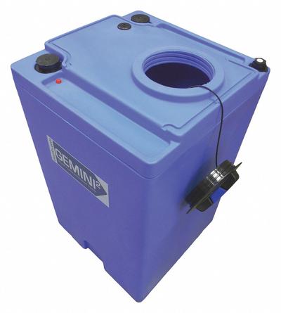 PEABODY ENGINEERING Storage Tank: Double Wall, Vertical, 70 gal, Closed Top - Dual Containment Liquid Storage Tanks