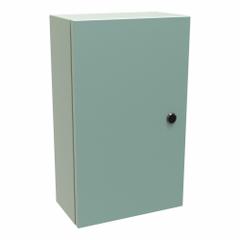 HAMMOND Electrical Enclosure: Steel, 20 in x 12 in x 6 in, NEMA 12/3R/4, Solid Cover, Hinged (MPN EN4SD20126GY). Key specifications — Closure Method: 1/4-Turn Latch; Brand: HAMMOND; Knockouts: Not Included.
