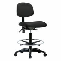 Ergonomic Chair: Vinyl, Armless, Ht Range 25 in to 34 1/2 in, 18 1/2 in Seat Wd, 17 in Seat Dp (MPN BR-VHBCH-RG-T1-A0-CF-RC-8540). Key specifications — Foot Support: Yes; Back Tilt Backward: 13.5°; Back Tilt Forward: 10.5°; Base Material: Nylon; Brand: APPROVED VENDOR; Product Type: Ergonomic Chair; ESD-Safe: Not ESD Safe; Seat Tilt Backward: 3°.