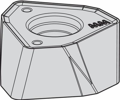 WIDIA Trigon Milling Insert: WOEJ120712SRMM (MPN 5419648) - Trigon (W) Indexable Milling Inserts