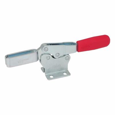 JW WINCO Horizontal Acting Toggle Clamp: Horizontal Handle, Flange Base Mounting - Standard Toggle Clamps