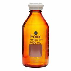 FOXX LIFE SCIENCES Glass Media, BOD, & Specialty Lab Bottles - Glass Lab Media Bottles: 2 L, GL45 (MPN 1519030-FLS). Key specifications — Closure Type: Screw-On; Mouth Size: Wide; Screw Closure Size: GL45; Brand: FOXX LIFE SCIENCES; Body Color: Amber.