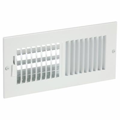 APPROVED VENDOR Sidewall/Ceiling Register: Ceiling/Wall, 5 3/4 in H, 11 3/4 in W, Louvered - Sidewall/Ceiling Registers